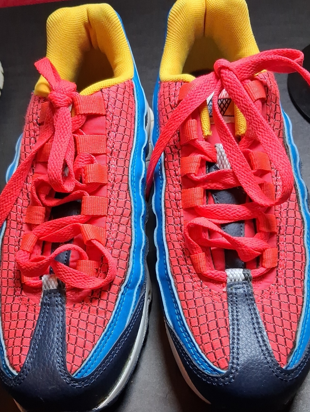 Nike Kids Red Blue Yellow Sneakers